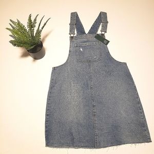 Wild and Fable denim overall skirt